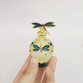 Wholesale Perfume Oil Bottle Heart Alloy Empty Dubai Arabian Middle East 25ml in Separate Glass pink Green Bottles