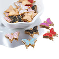 20x14mm Alloy Butterfly Charms Pendants Multi Color Butterfly Enamel Charms for DIY Bracelet Necklaces Jewelry Making