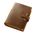 Vintage Cowhide Leather Handmade Manual Sketchbook Painting Craft Paper Creative Genuine Leather Journal Refillable