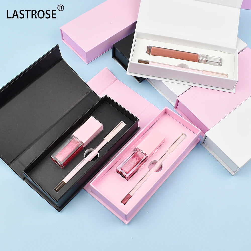 Private Label Liquid Matte Lipstick and Lip Liner Set Wholesale Waterproof Vegan Lipliner Lip Gloss Vendor Set