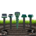 Customized Logo Waterproof Ultrasonic Animal Pest Mouse Insects Repellent Outdoor Solar ABS Effective Insect Snake Mole Repeller