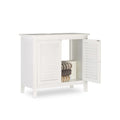 Wooden Bathroom Under Sink Cabinet Washbasin Storage Cupboard Vanity Unit Furniture Floor Cabinet with Doors