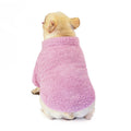 Winter Warm Fleece Dog Zipper Jacket Pajamas Indoor and Outdoor Use Dog Clothes for Small Medium Dogs
