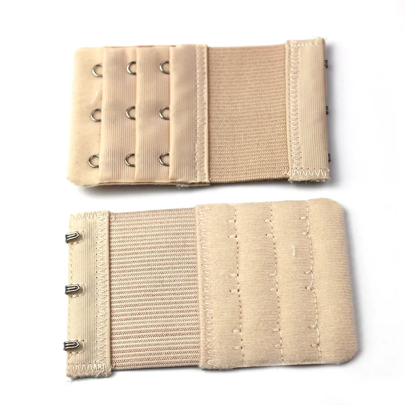 Hot Sale Adjustable Soft Elastic Comfortable Women Bra Extension Strap 3 Hook Bra Extender for Underwear Inmates