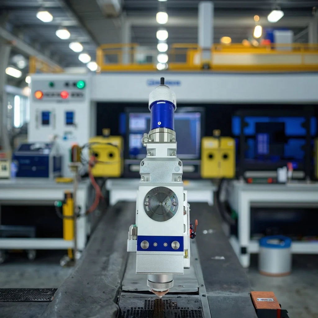 New 0-2KW Fiber Laser Cutting Head WSX Brand KC15 KC15A with Water Cooling for Field Medium Power Large Format Cutting Machine