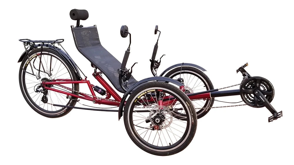 Directly Order 20 Inch Hot Sale Cheap Three Wheels Adult Leisure Recumbent Pocket Adult Tricycle Bicycle Aluminumfor Sale MegaBDM