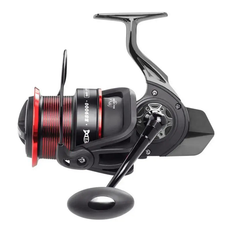 Long Casting Surf Fishing Reel Big Metal Spool Surfcasting Reel High Drag Power Sea Fishing Spinning Reel for Surf Fishing