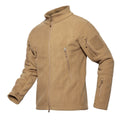 Warm Mens Polar Jacket Thick Stand Collar Tactical Fleece Jacket S-XXXL