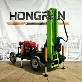 Borehole Drilling Rig Agricultural Irrigation 100-150m DTH Multifunction Drilling Rig 32hp