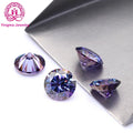 Yingma Fancy Colour Moissanite Diamond High Quality Moissanite Past test Lavender Moissanite Stones