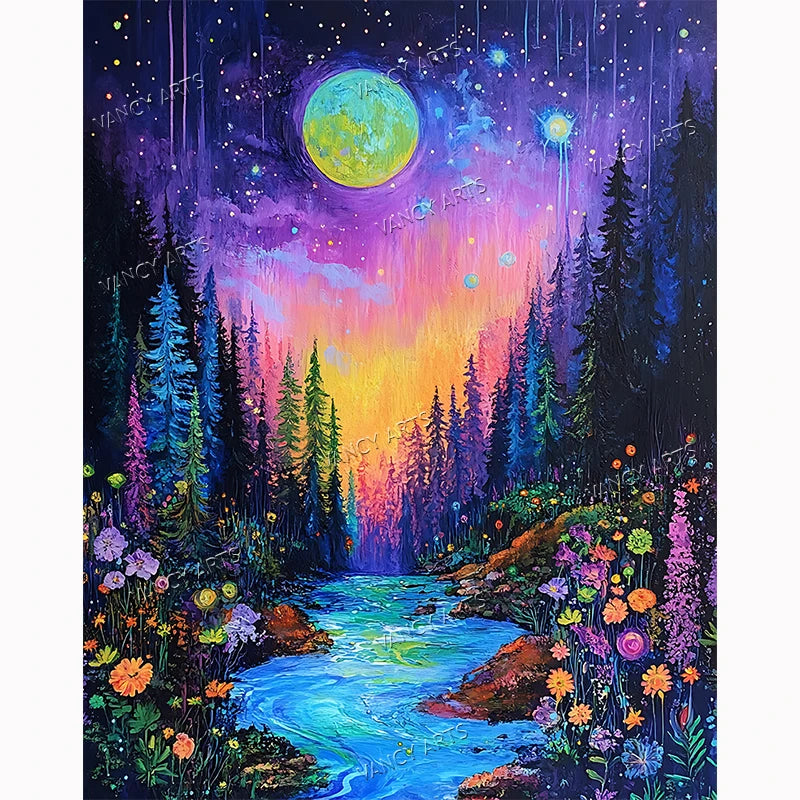 Wholesale DIY 5D Diamond Cross Stitch Kits Full Drill Custom Gemstone Painting Home Decor