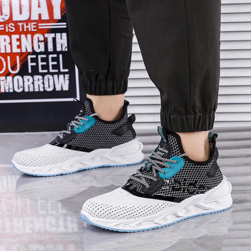 Men's Sports Sneakers Mens Air Athletic Running Tennis Shoes Male Training Shoes Lightweight Gym Jogging Skating Sneaker for Man