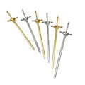 Vintage Chinese Traditional Hair Pin Alloy Metal Chop Stick Diy Hair Accessories Sword Hair Chopstick