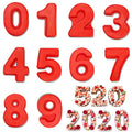 Factory Hot Sale Large 0-9 Food Grade Eco-Friendly LFGB Certified Silicone Number Cake Molds Mousse Decorative Cake Cake Tools