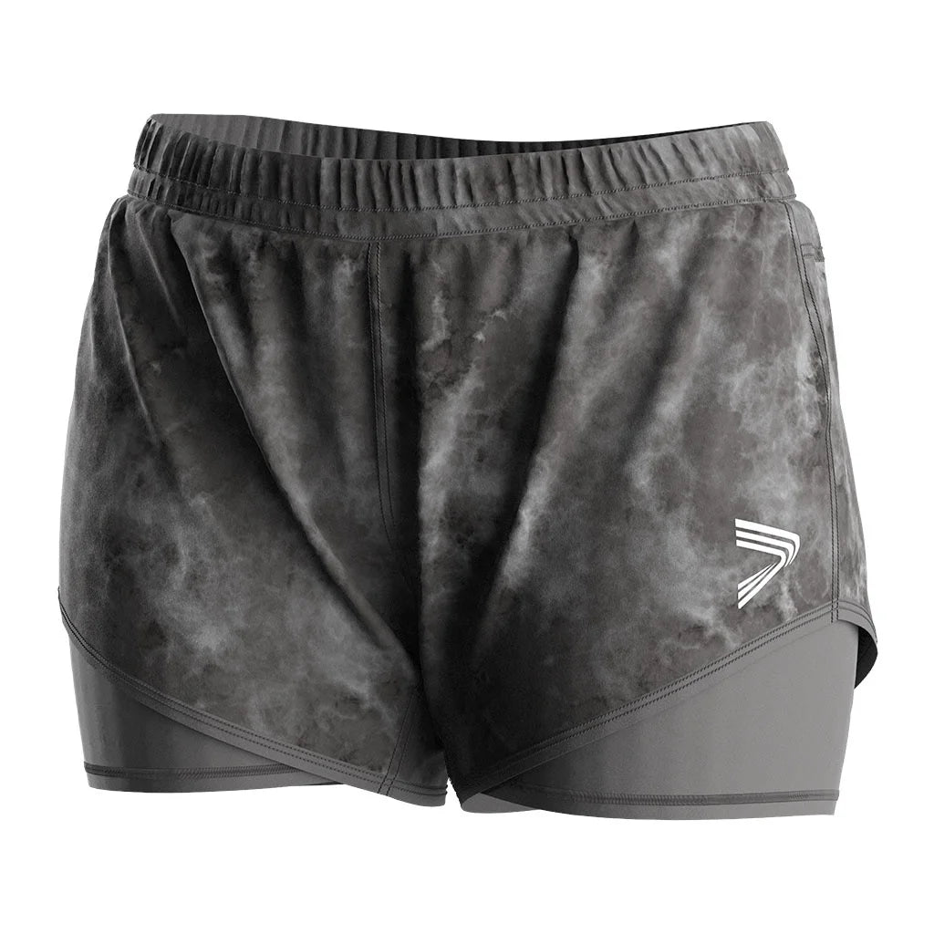 Hot Sale Training Quick Dry Sportswear Lined Workout Yoga Women 2 in 1 Flowy Gym Shorts