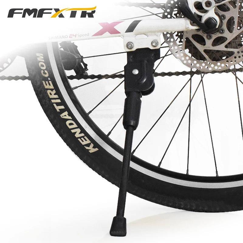 FMFXTRA Bike Kickstand Adjustable High-strength Bicycle Kickstand Bike Side Kickstand Fit for 26 Inch MTB Road Bike