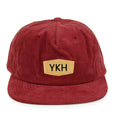 Corduroy Sports Capsunstructured Flat Brim Caps Hats5 Panel Fitted Custom Embroidery Snapback Cap