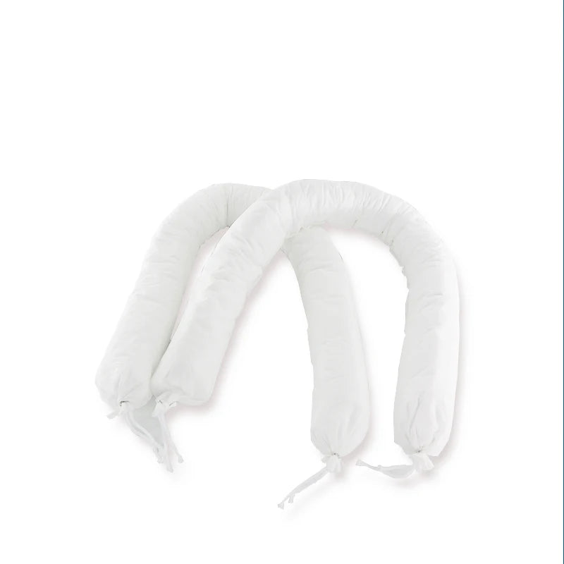 Light Weight White Clean Oil Absorbing Spill Control Socks with Spill Containment for Gasoline Station
