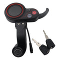 Shilop TF-100 Aluminium Li-ion Electric Switch Dashboard Throttle with Electric Door Lock Key Scooter Accessories