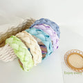 ShangHai Multi Functional Woven Headband with Sweet Silk and Shiny Silk Hair Accessories for Women