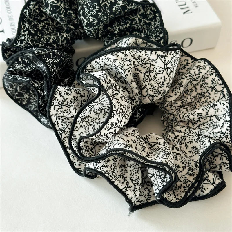 Custom Large and Extra-Large Scrunchies Women's Hair Ties Accessory