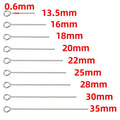 100pcs Diy Stainless Steel 9-character Needle Pins Connecting Needle Beads Material Jewelry Accessories