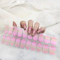 Hot Selling Korean 3D Gel Polish French Summer Nail Stickers with Strong Glue Non-Toxic