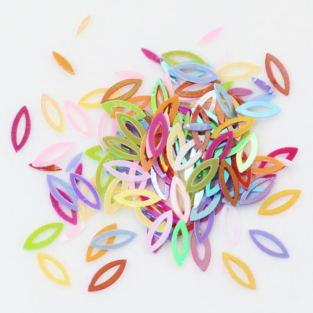 Cartoon Flower Leaf Glitter  Sequins for Crafts Paillettes DIY Sequin Craft Glitter Confetti Nail Art Accessories