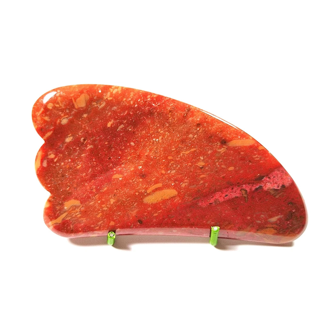 Huiying Facial Body Beauty Care Gua Sha Board Claw Mookaite jasper Stone Jasper Massage Anti Aging