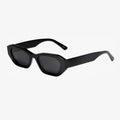 Finewell 22SA036 Fashion Vintage Luxury Rectangle Acetate Sunglasses Retro Custom Logo Square Polarized Shades for Women Men