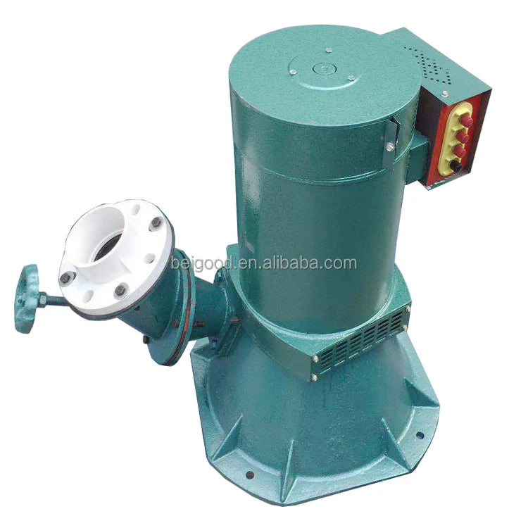 15kw Double Nozzle Brushless Induction Pelton Hydro Turbine Generator Small Hydro Power Generator Water Powered Generators 500w