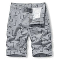 Customized Cotton Summer Mens Cargo Shorts Casual Pocket Streetwear Male Classic Striped Shorts