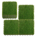 Bulk Wholesale Synthetic Grass Tile Artificial Turf Paving for Outdoor Landscape