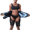 Body Shaper 3 in 1 Waist Trainer Thigh Trimmer Sauna Slimming Leg Shaper Hip Zip Waist Trainer Belt for Women