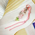 Fresh Woven Rope Bag Hanging Accessory Keychain Fat Five-flower Pin Binding Rope