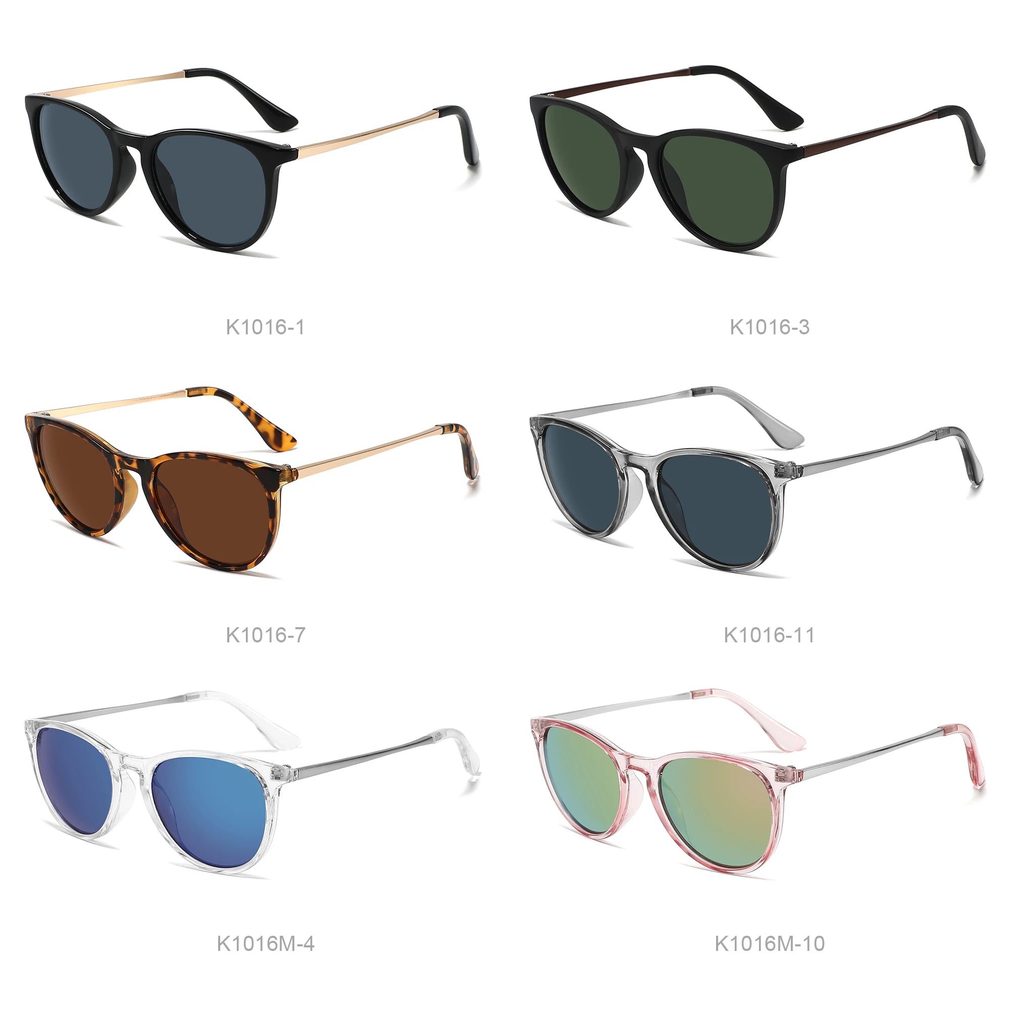 CONCHEN Fashion Metal Kids Sunglasses Unisex Colorful Pc Frame Sun Shades Uv400 for Outdoor