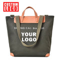 Custom logo Tote Canvas Women's New Oblique Span Large Capacity Shoulder Handbag