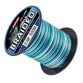New Super Smooth Abrasion Resistant 8-Strand Braided PE Floating Line Eco-Friendly Blue Camo Fishing Line 100m/300m/500m Sea