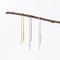 925 Sterling Silver Double Needle Box Chain Ear Wire DIY Pin Earring Line Jewelry Findings for Women
