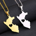 Manufacturer Stainless Steel Enameled Peru Map Chain Necklace 18K Gold Plated Enamel Peru National Flag Map Pendant Necklace