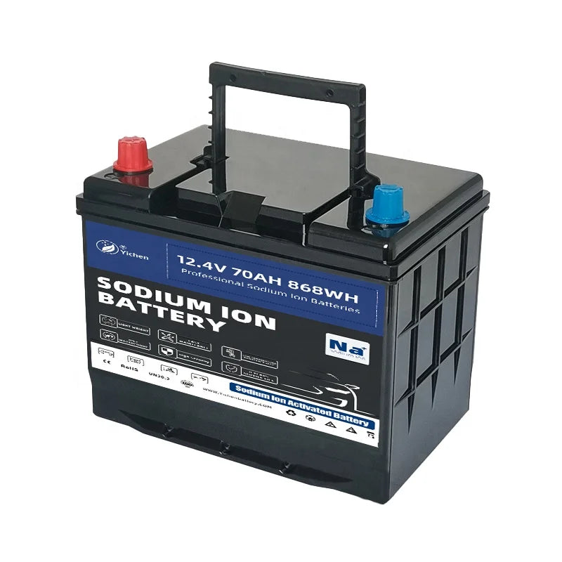 Power 12.8V 60Ah NA Auto Lithium Battery Dual Purpose Cranking Lifepo4 Sodium Ion Hybrid Battery Car Starting RV Marine CCA 1000