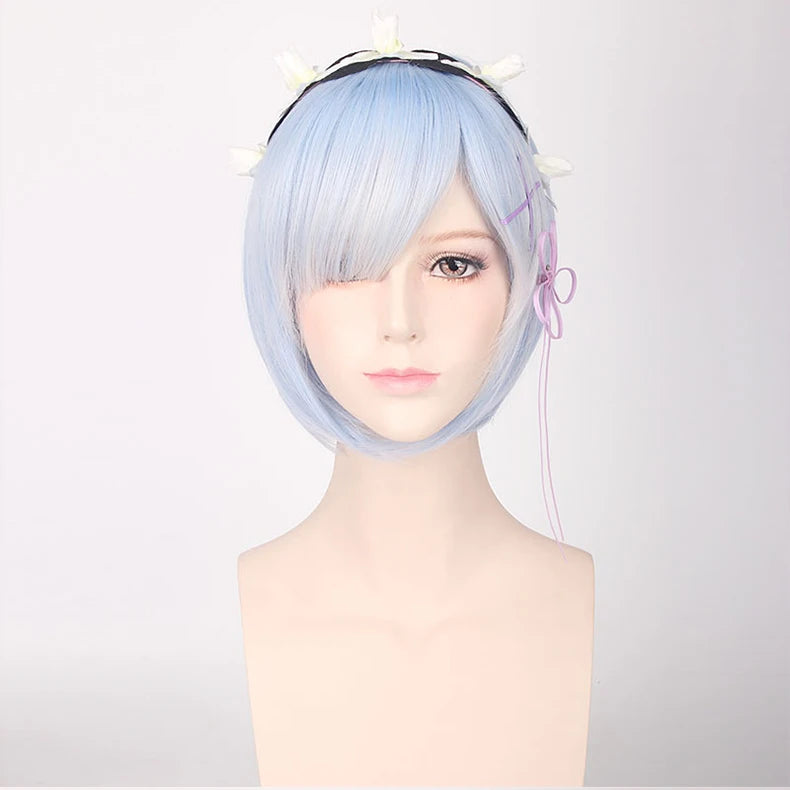 Free Sample Cheap Short Bob Cute Bang Anime Cosplay Synthetic Fiber Hair Wig