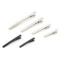 MIO Classic Alloy Duckbill Clip 6cm Rectangle Hair Pins Plain Metal Alligator Hair Clip Girls Salon Styling DIY Hair Accessories