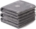 Flannel Fleece Pet Blanket Paw Embossing Fluffy Dog Blanket Large Dog Blanket