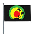 3X5ft Durable And Fade Resistant Reggae Music Outdoor Flags Banners For Indoor Outdoor Decoration