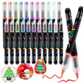 168 Colors Acrylic Paint Markers with Direct Liquid Ink Control System Waterproof Quick Writing Soft Brush Tip Acrylic Markers