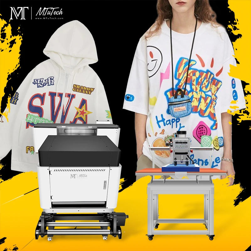 MTuTech Affordable 60cm DTF Printer Machine A1 Size for Custom T-Shirts and Accessories Printing