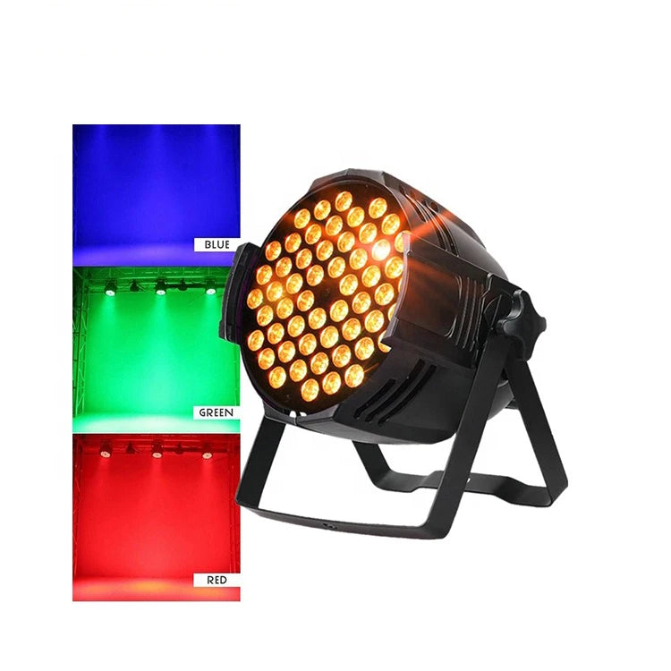 54X3W Rgb 3In1 Mix Power Con Stage Lighting Led Par Can Light for Wedding Event