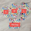 OEM Washable Bamboo Charcoal Reusable Reusable Sanitary Pads Napkin Zero Waste Mesh Cloth Menstrual Pad with Wet Bag