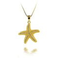 Wholesale Silver 925 Jewelry Animal Series Charm Sea Star Pendant Pendants for Necklace